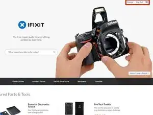 Начало работы с iFixit