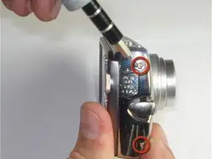 Замена вспышки Olympus Stylus 1010