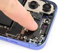 Установка динамика для разговоров iPhone 16