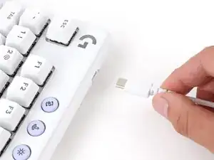 Подготовьте клавиатуру к разборке