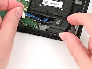 Установка левого динамика Nintendo Switch 2