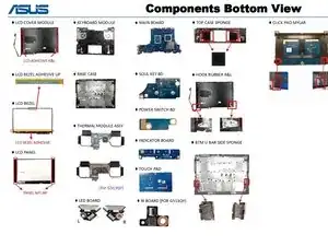 Снятие крышки с ROG Strix G15 (G513)