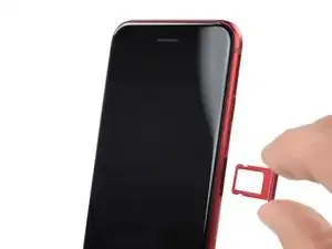 Замена лотка SIM-карты iPhone SE 2022