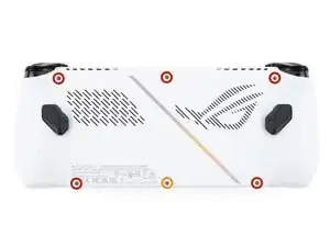 Отключение аккумулятора Asus ROG Ally