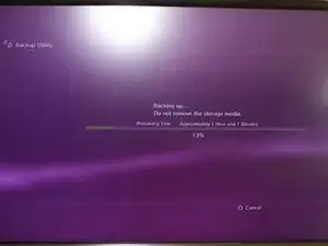 Замена жесткого диска PlayStation 3