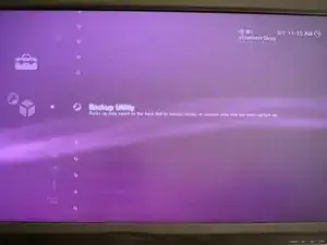 Замена жесткого диска PlayStation 3