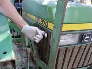 Замена масла John Deere 870