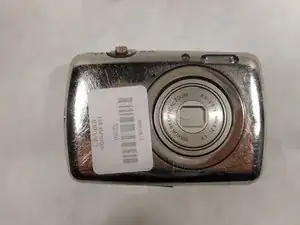 Coolpix S01 Замена кнопки питания
