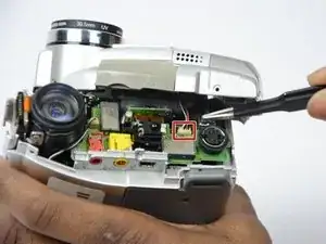 Замена передней панели Canon ZR70MC