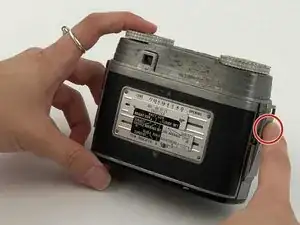 Замена задней крышки Kodak Signet 35