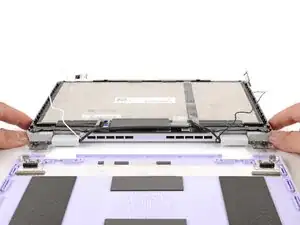 Установка верхней крышки Framework Laptop 12