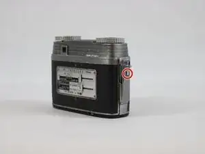 Замена задней крышки Kodak Signet 35