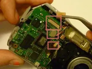 Замена материнской платы Olympus D590