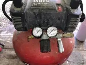 Замена распределительного коллектора Porter Cable C2002 Type 5