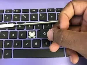 Замена клавиши клавиатуры HP 17-x027ds