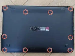 Замена батареи Asus R752L