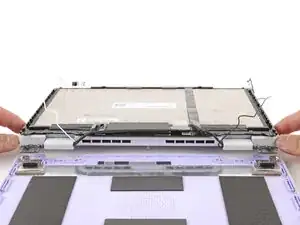 Установка верхней крышки Framework Laptop 12