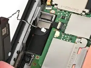 Установка правого динамика Nintendo Switch 2