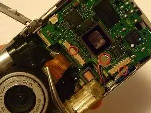 Замена материнской платы Olympus D590