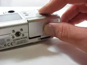 Разборка внешнего корпуса Canon PowerShot S50