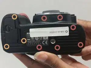 Замена переключателя питания и кнопки спуска затвора Nikon D3000