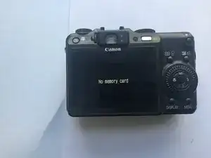 Разборка Canon PowerShot G9. Часть I