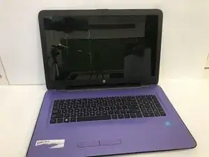 Замена клавиши клавиатуры HP 17-x027ds