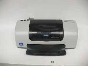 Замена двигателя привода Epson Stylus Photo 820