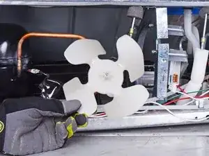 Замена лопасти вентилятора WRS315SDHW