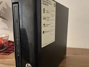 Замена жёсткого диска в HP Slim desktop 410-017cb