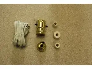 Замена шнура настольной лампы