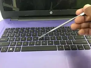 Замена клавиши клавиатуры HP 17-x027ds