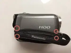 Замена слота SD-карты Panasonic SDR-H40P