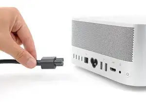 Меры предосторожности при работе с Mac Studio (2023)