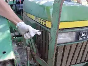 Замена масла John Deere 870