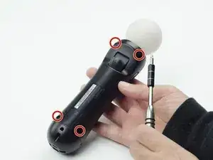 Замена батареи PlayStation Move