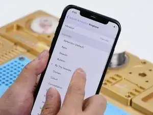 Замена нижнего динамика iPhone X