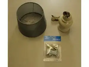 Замена шнура настольной лампы